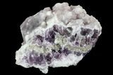 Purple Fluorite on Quartz Epimorphs - Arizona #103558-2